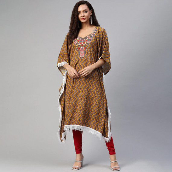 http://235429.01spn.group/products/women-orange-brown-geometric-printed-thread-work-pure-cotton-kaftan-kurta