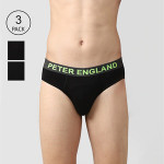 Men Pack Of 3 Solid Basic Briefs