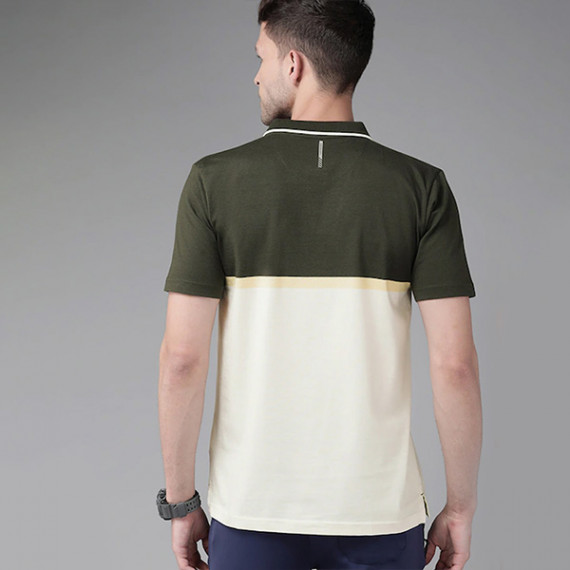 http://235429.01spn.group/products/men-olive-green-yellow-colourblocked-polo-collar-active-fit-t-shirt