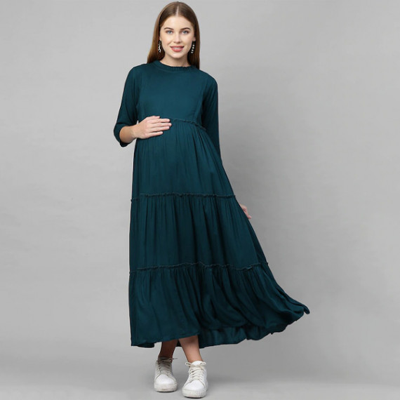 http://235429.01spn.group/products/teal-green-maternity-maxi-nursing-dress