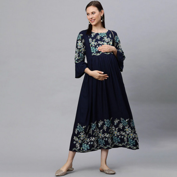 http://235429.01spn.group/products/women-navy-blue-embroidered-maternity-feeding-maxi-nursing-dress